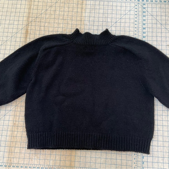 BABAA No 51 Jumper In Black Made In Spain 100% Wool - Picture 6 of 7
